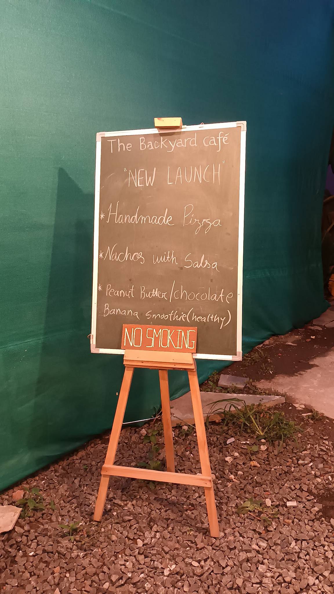 THE BACKYARD CAFE menu