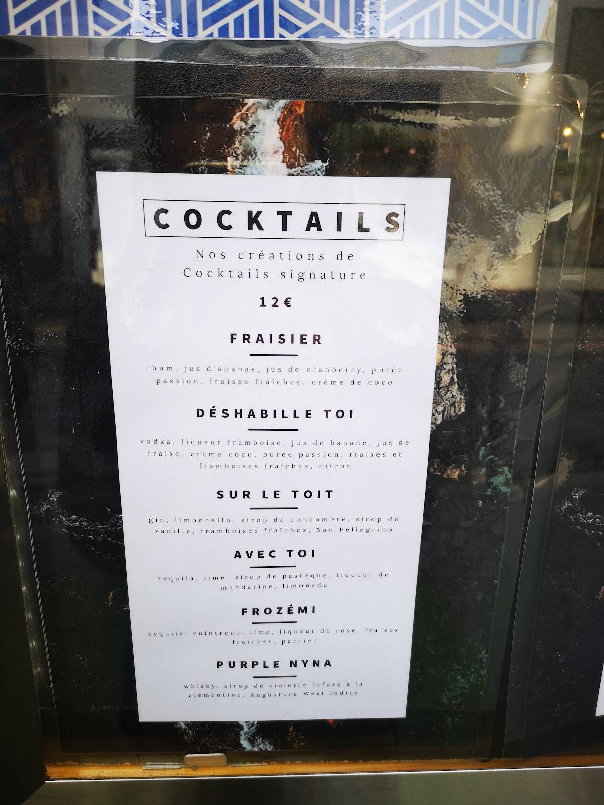 Menu de TOI