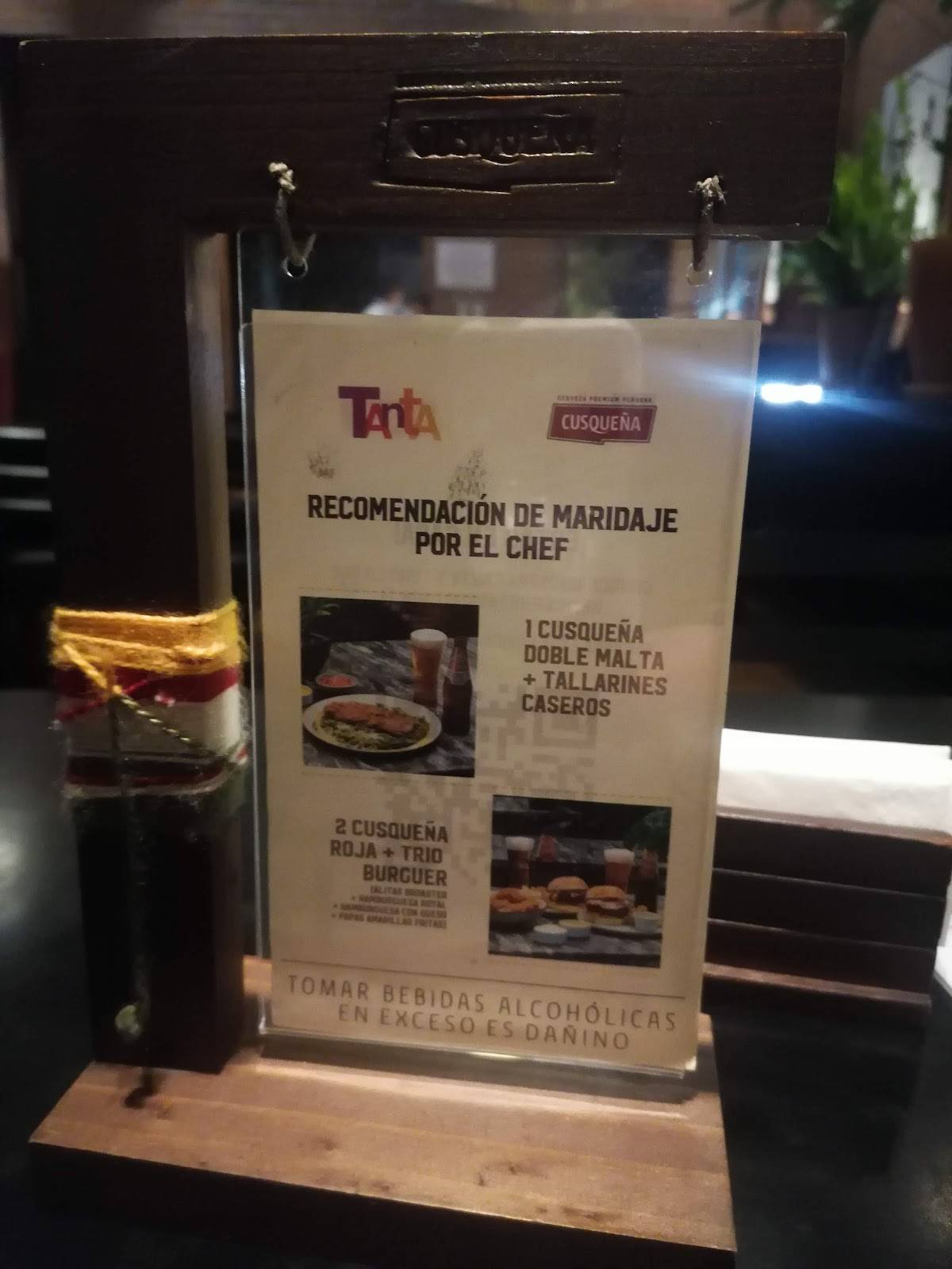 Menu at Tanta restaurant, Jesus Maria, Av. Gral. Salaverry 2370