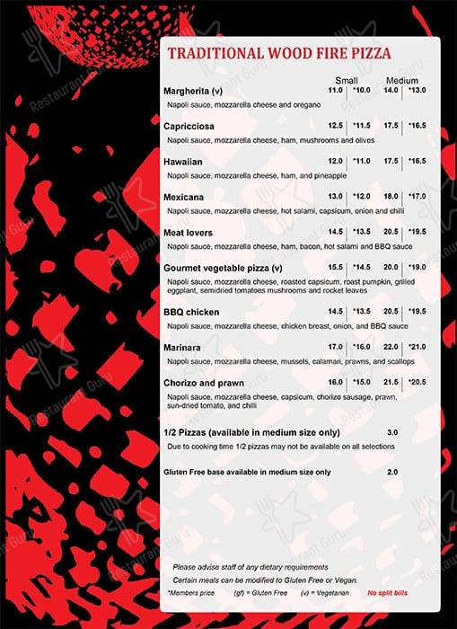 Menu at JBJ's Restaurant & Bar, Taylors Lakes, 7 Melton Hwy