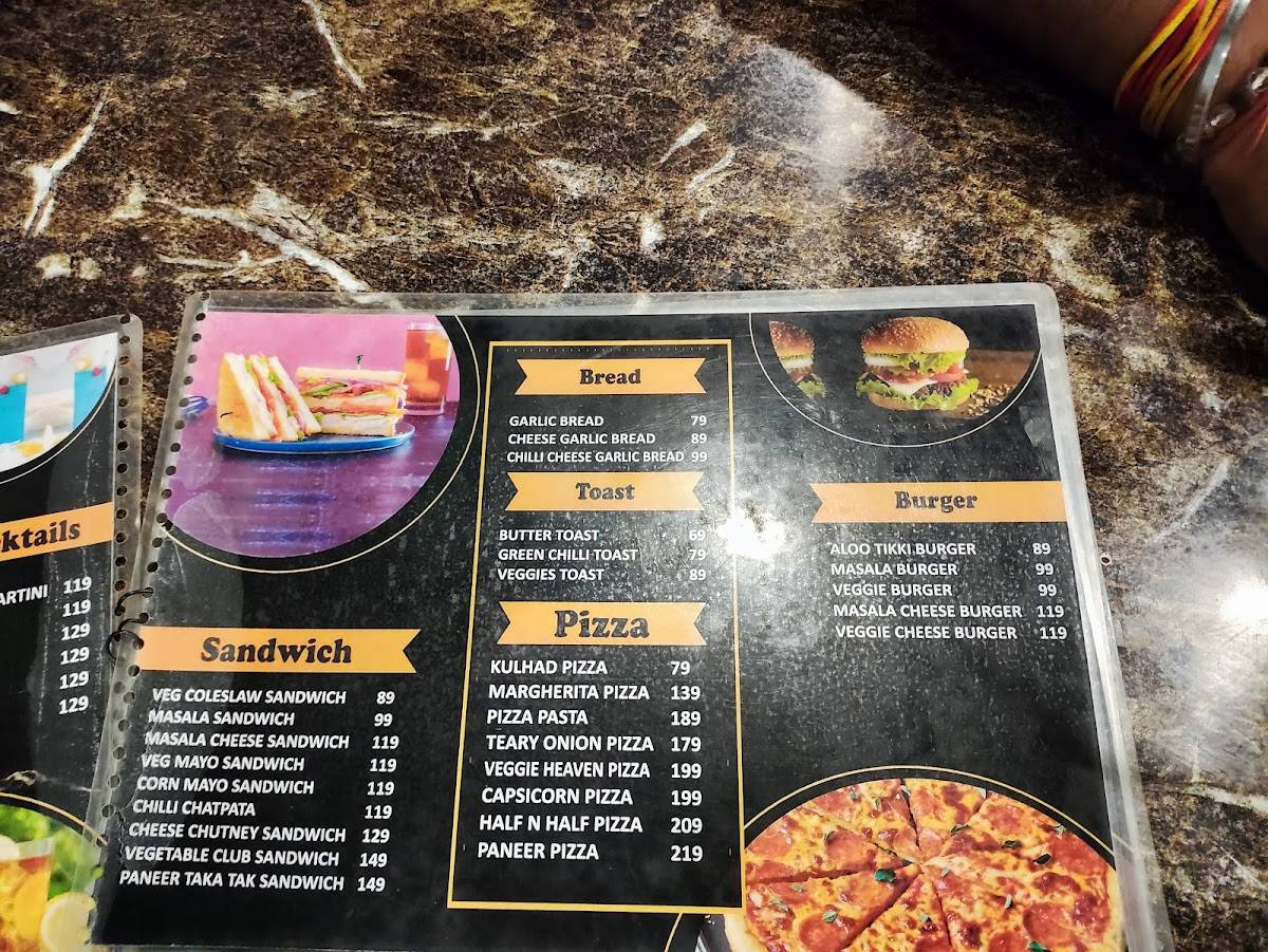 Tealogy Cafe Gorakhpur menu
