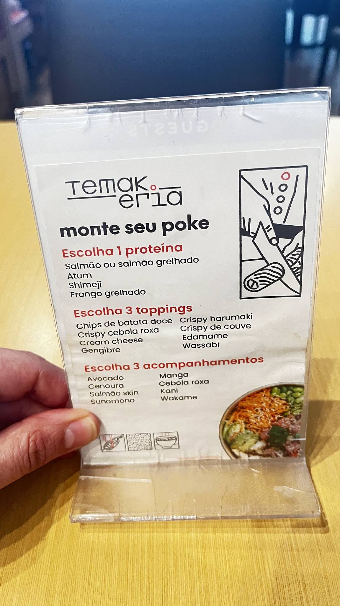 Temakeria E Cia. cardápio