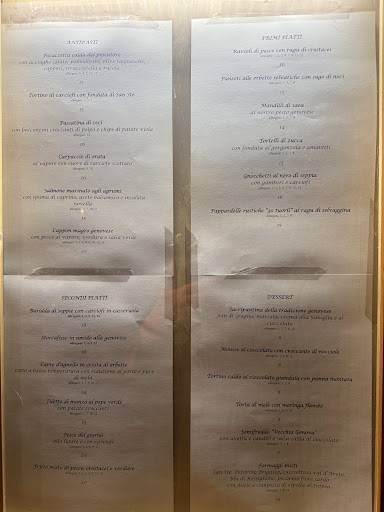 Menu di Tere Bistrot 