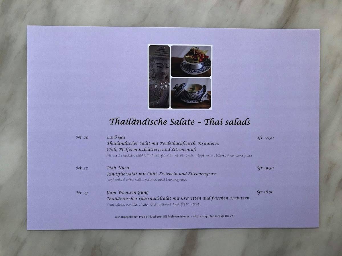 Menu di Thai Ambiente 