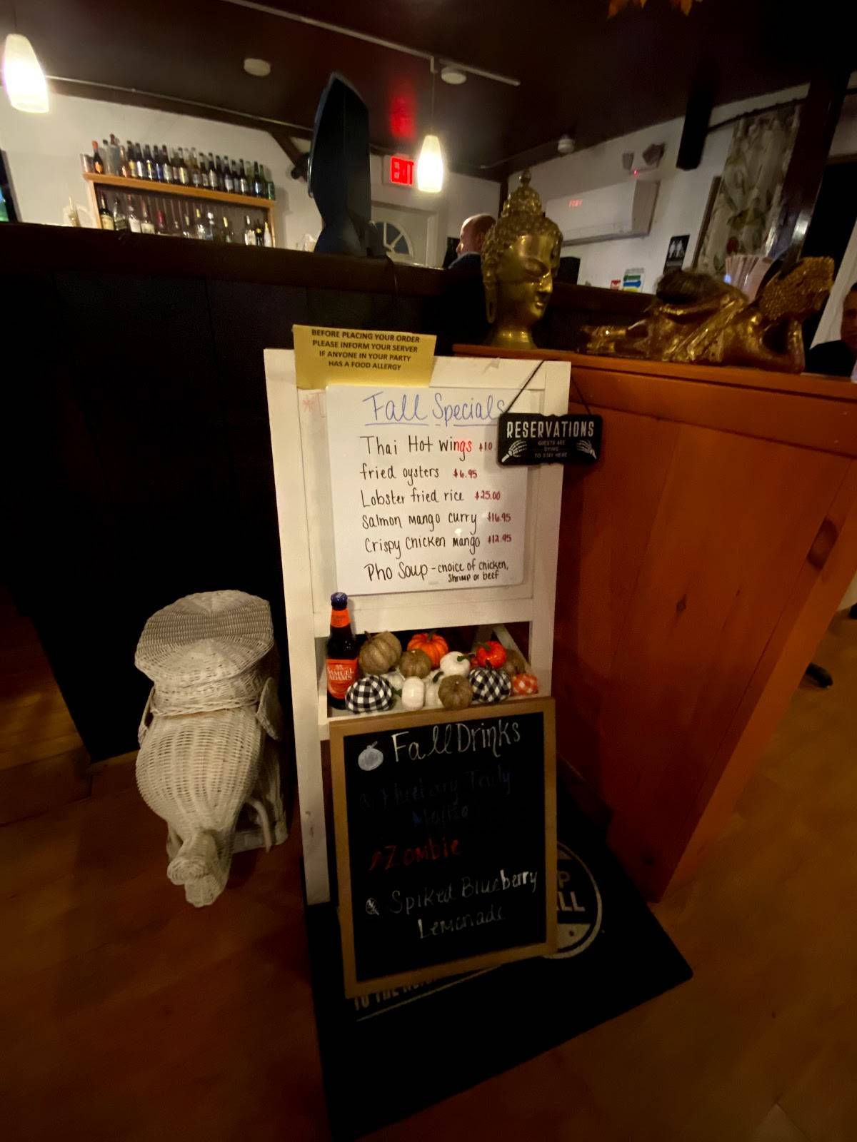 Menu at Thai House Restaurant, East Brookfield