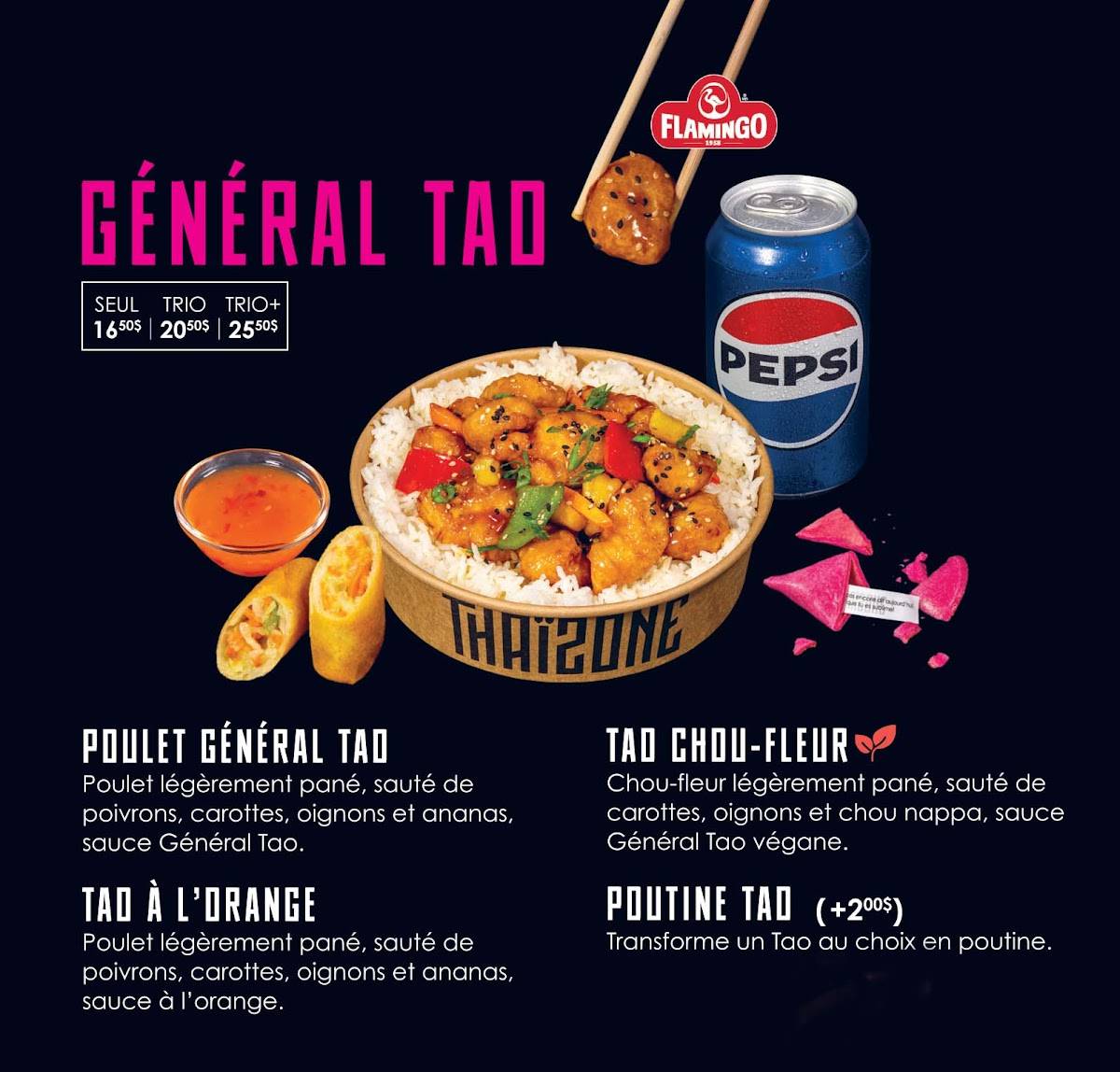 Menu de Thaïzone