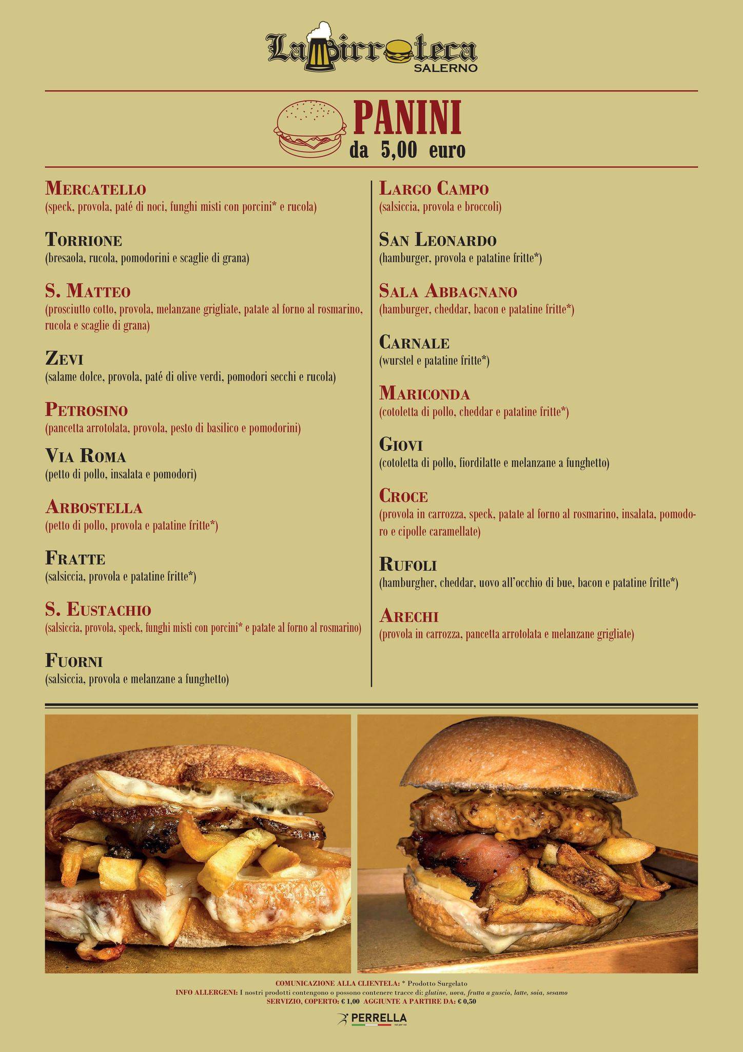 Menu di La Birroteca Salerno 
