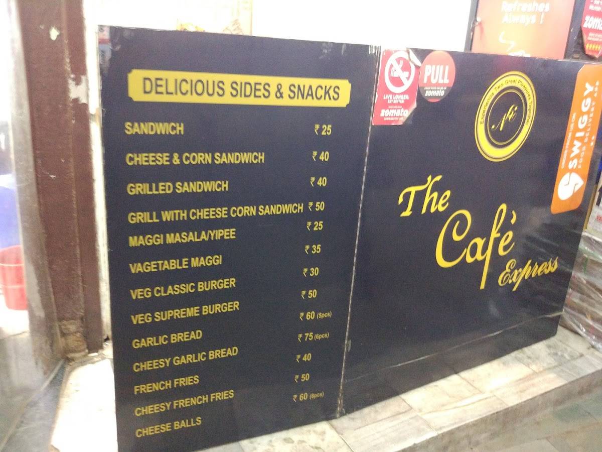 The Cafe Express menu
