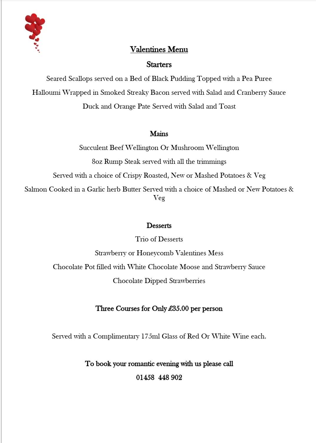 Menu at The Castlebrook Inn pub & bar, Somerton