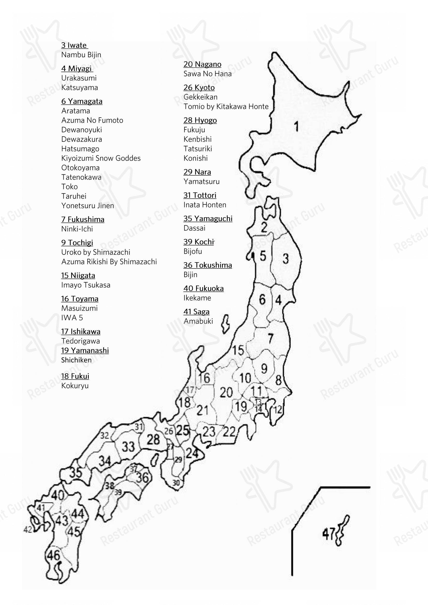 Menu di The Japanese at Gütsch on 2400 m - Детское