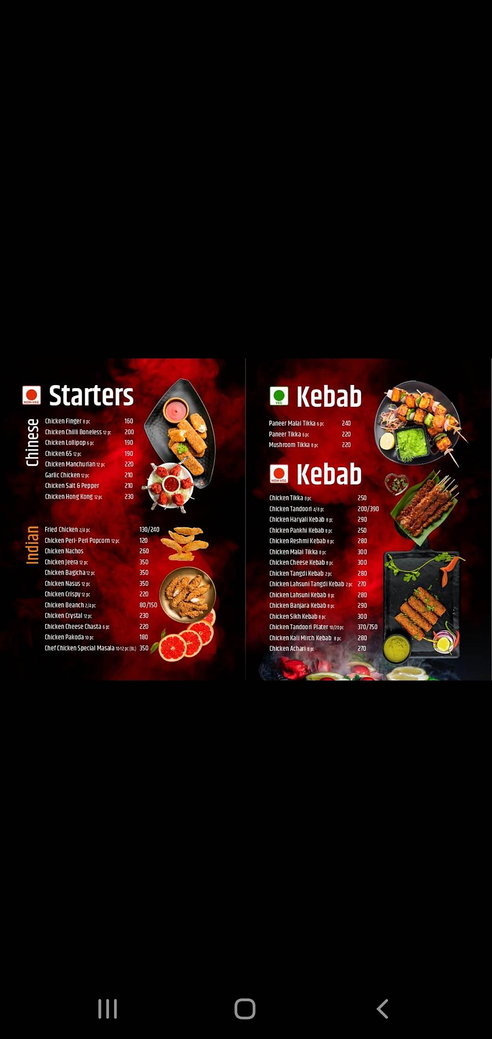 Menu at The Lassi Corner, Hazaribagh