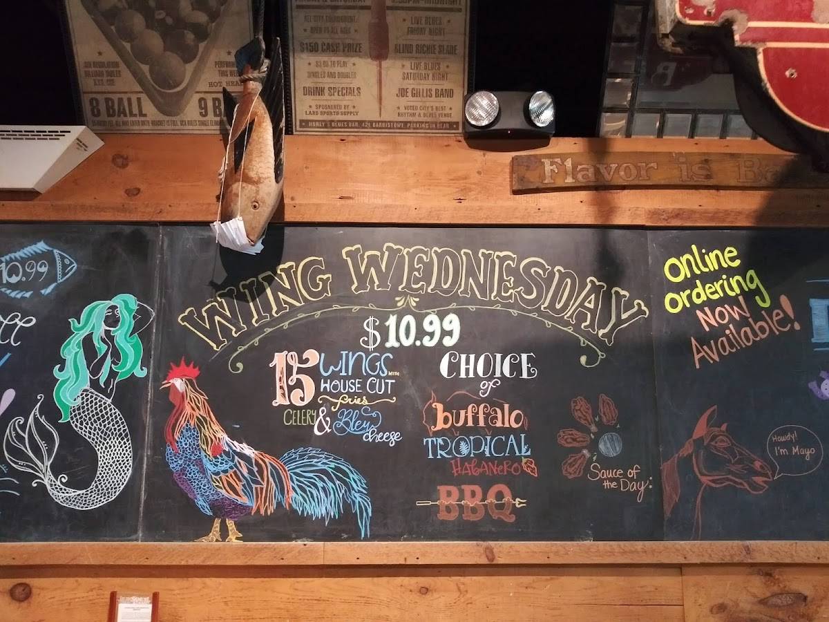 Menu at The Livery Restaurant & Saloon, Eau Claire