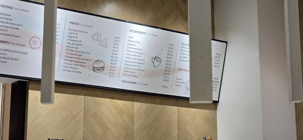 The Muffin House menu