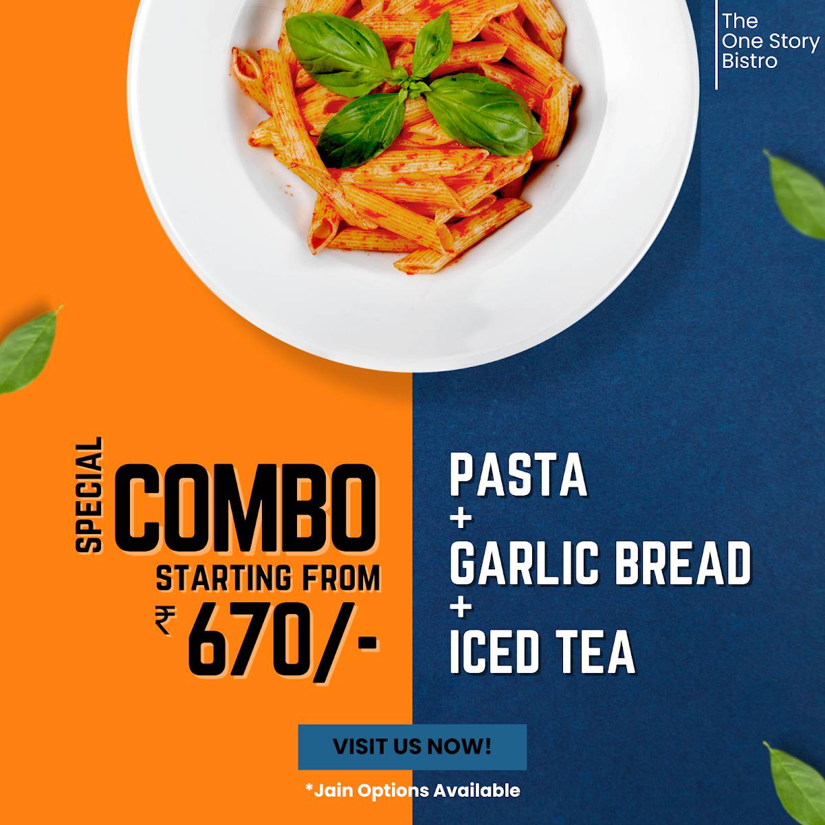 The One Storyy Bistro menu