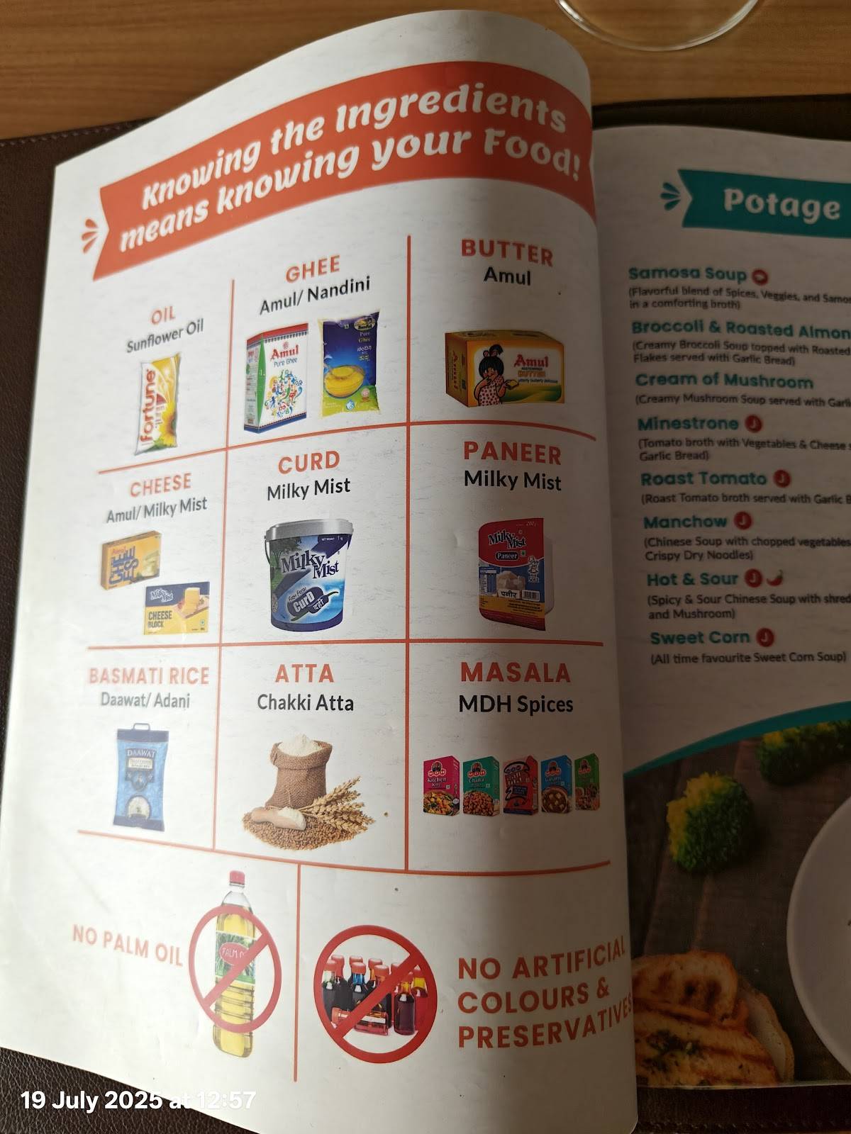 The Rasoiya Street Pure Veg Restaurant In HSR Layout menu