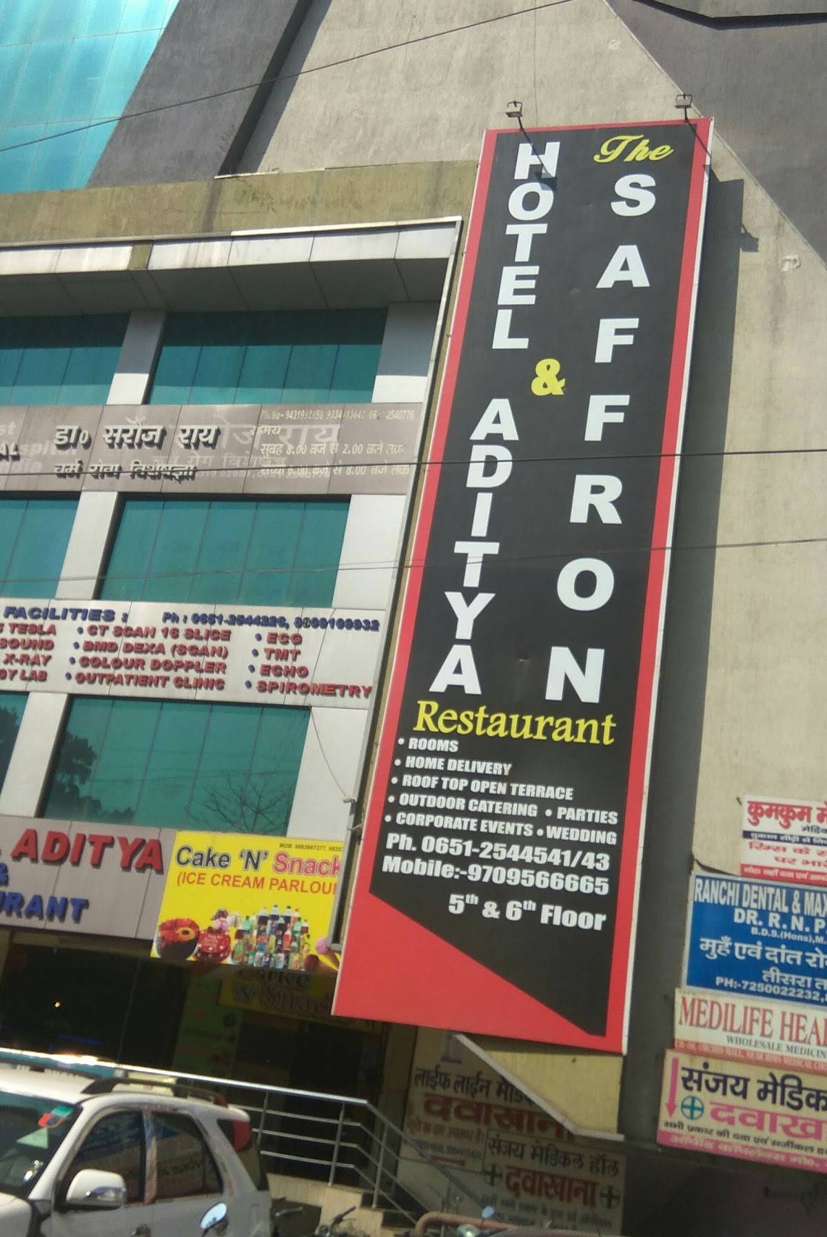 The Saffron Restaurant menu