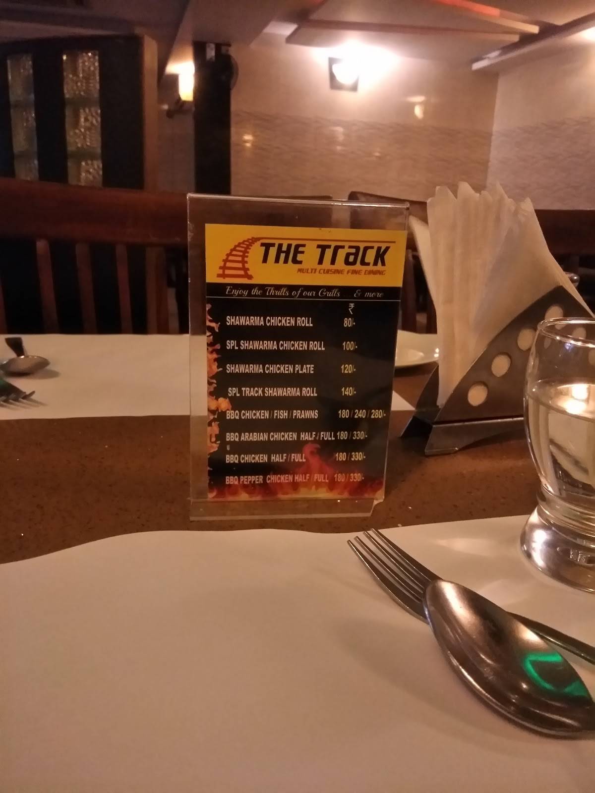 The Track menu