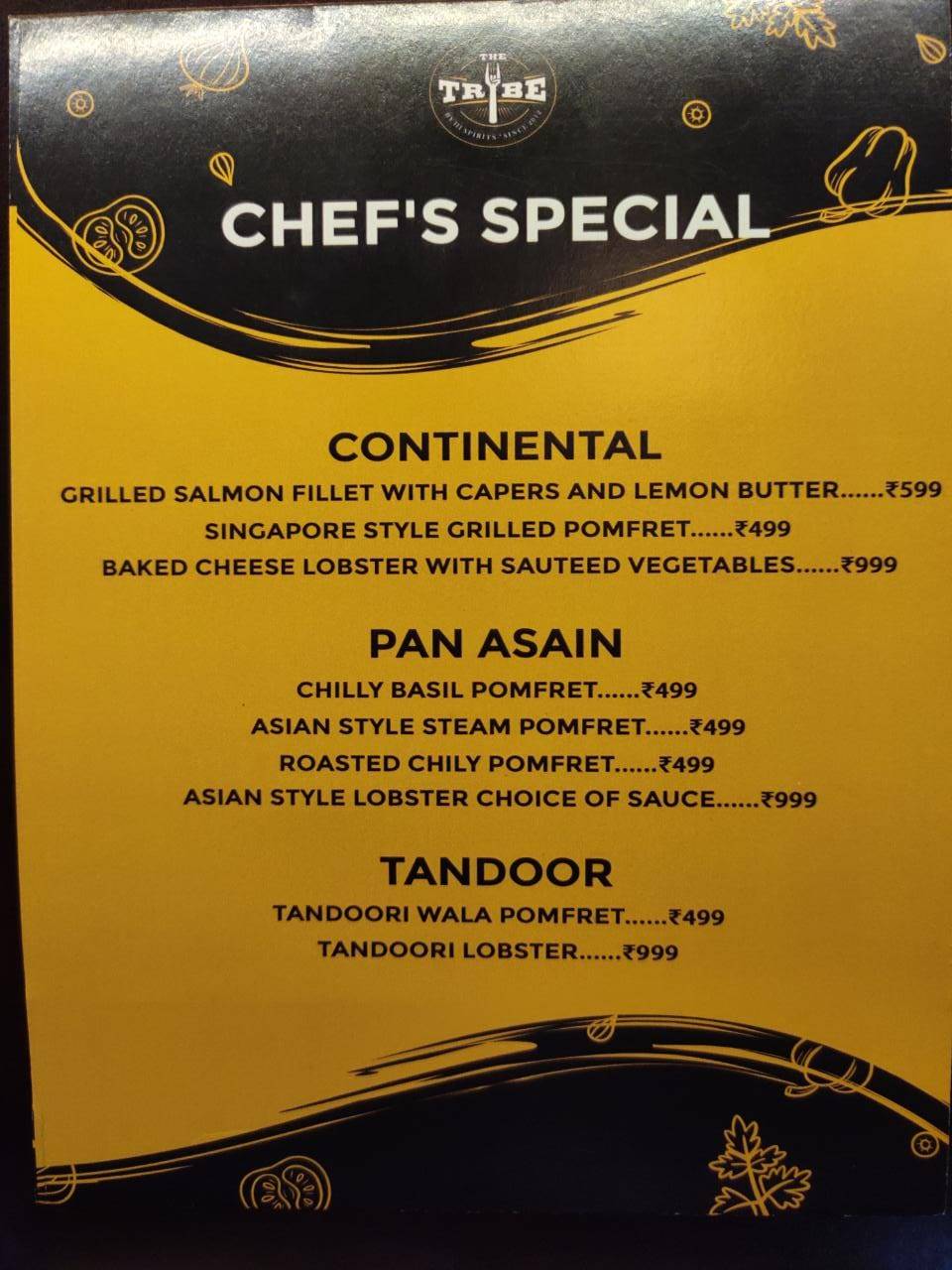 The Tribe by Hi Spirits menu