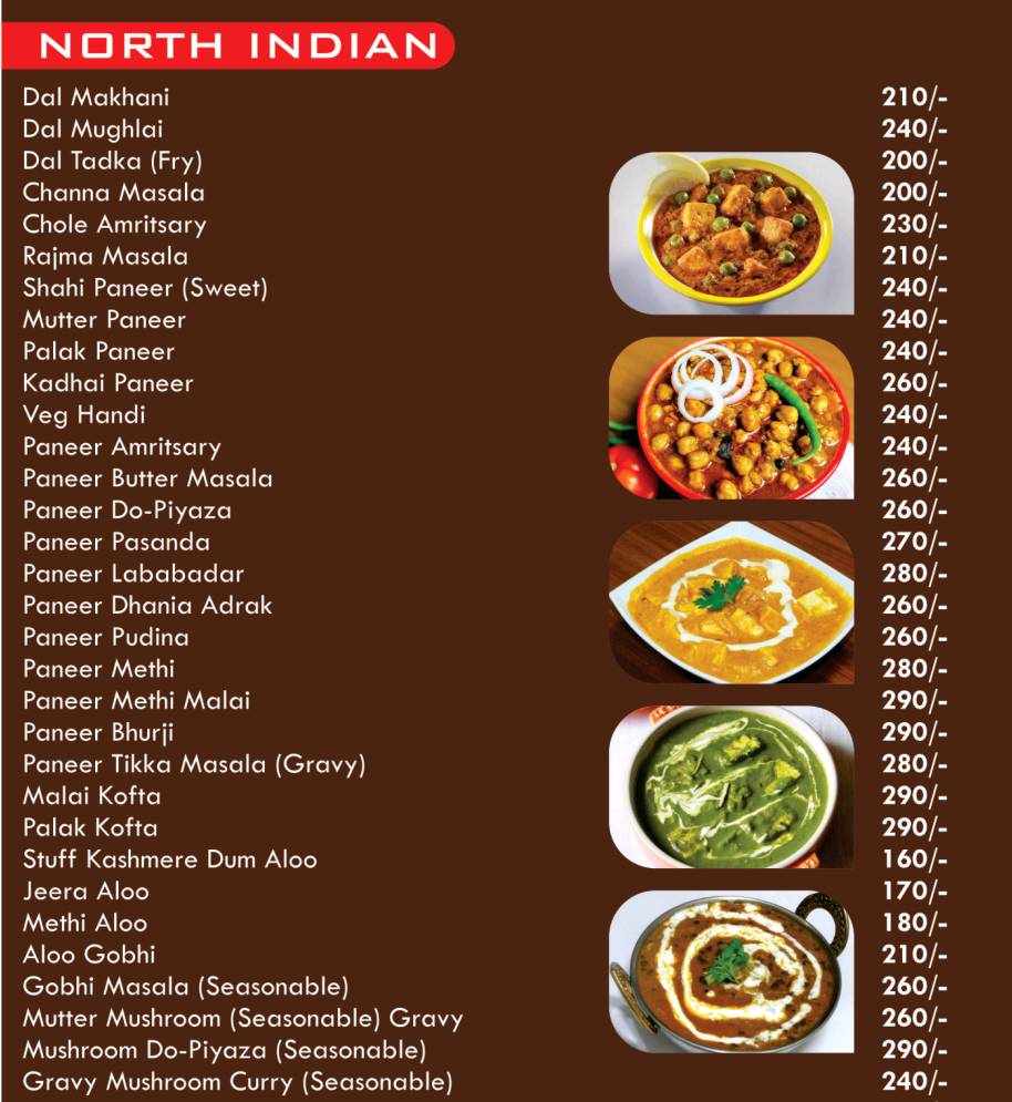 The bonfire kitchen menu