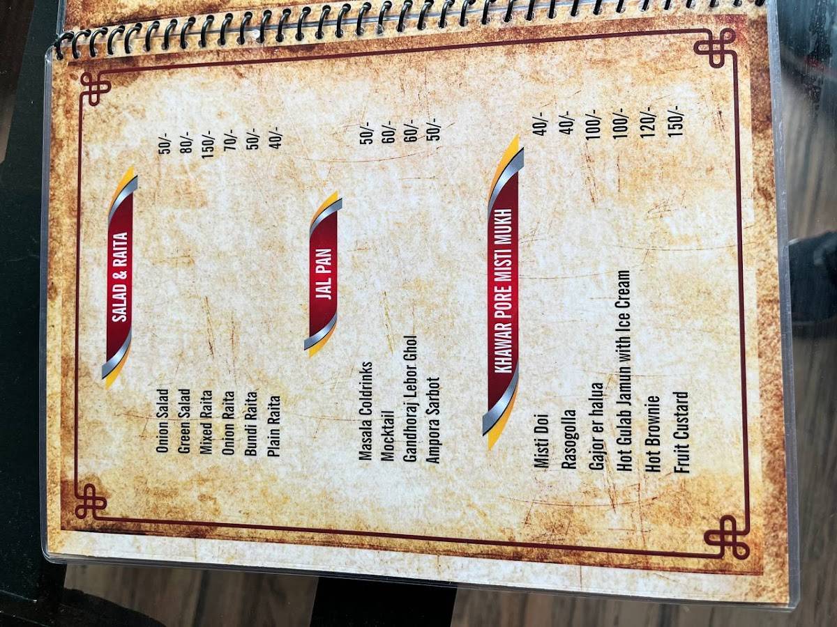 Tikka and Talk Multi Cuisine Restaurant menu