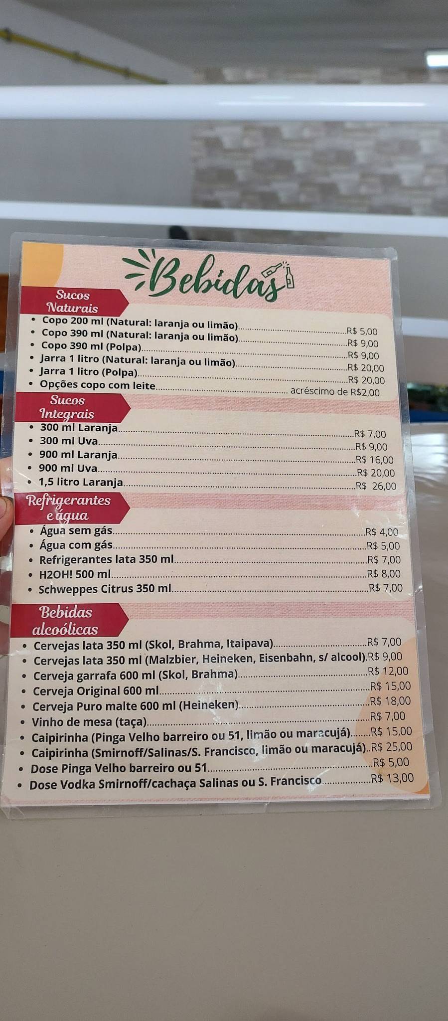 Tilinhas Restaurante cardápio