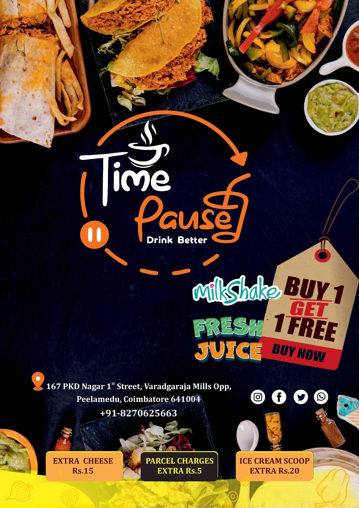 Time Pause menu