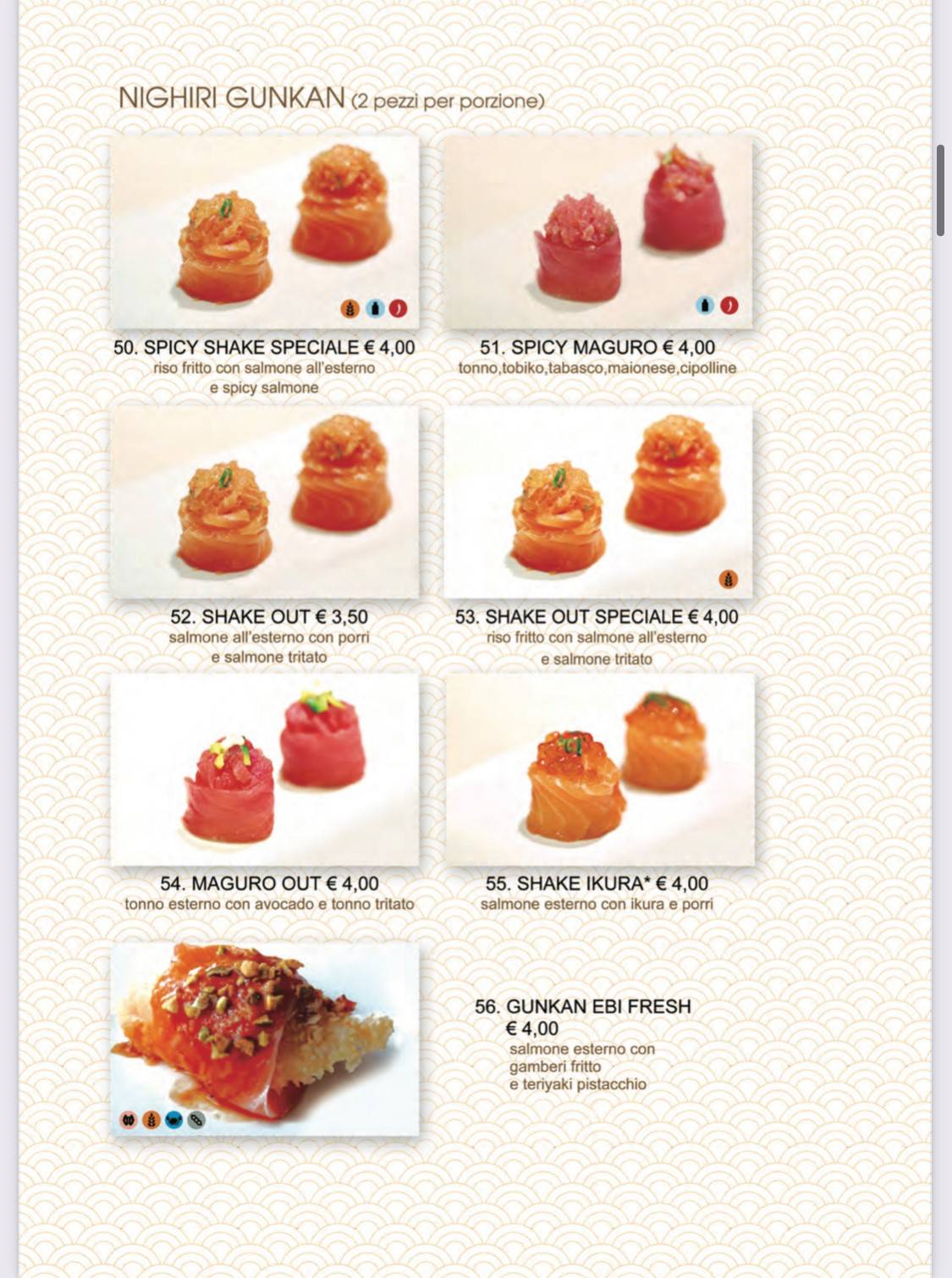 Menu di Tokyo Sushi Restaurant 