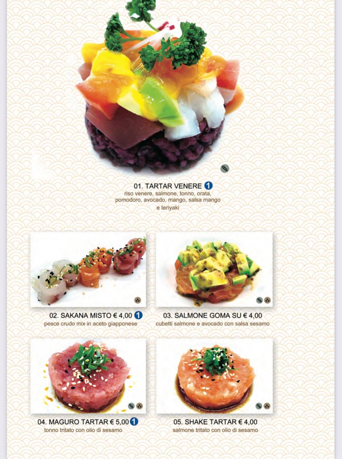 Menu di Tokyo Sushi Restaurant 