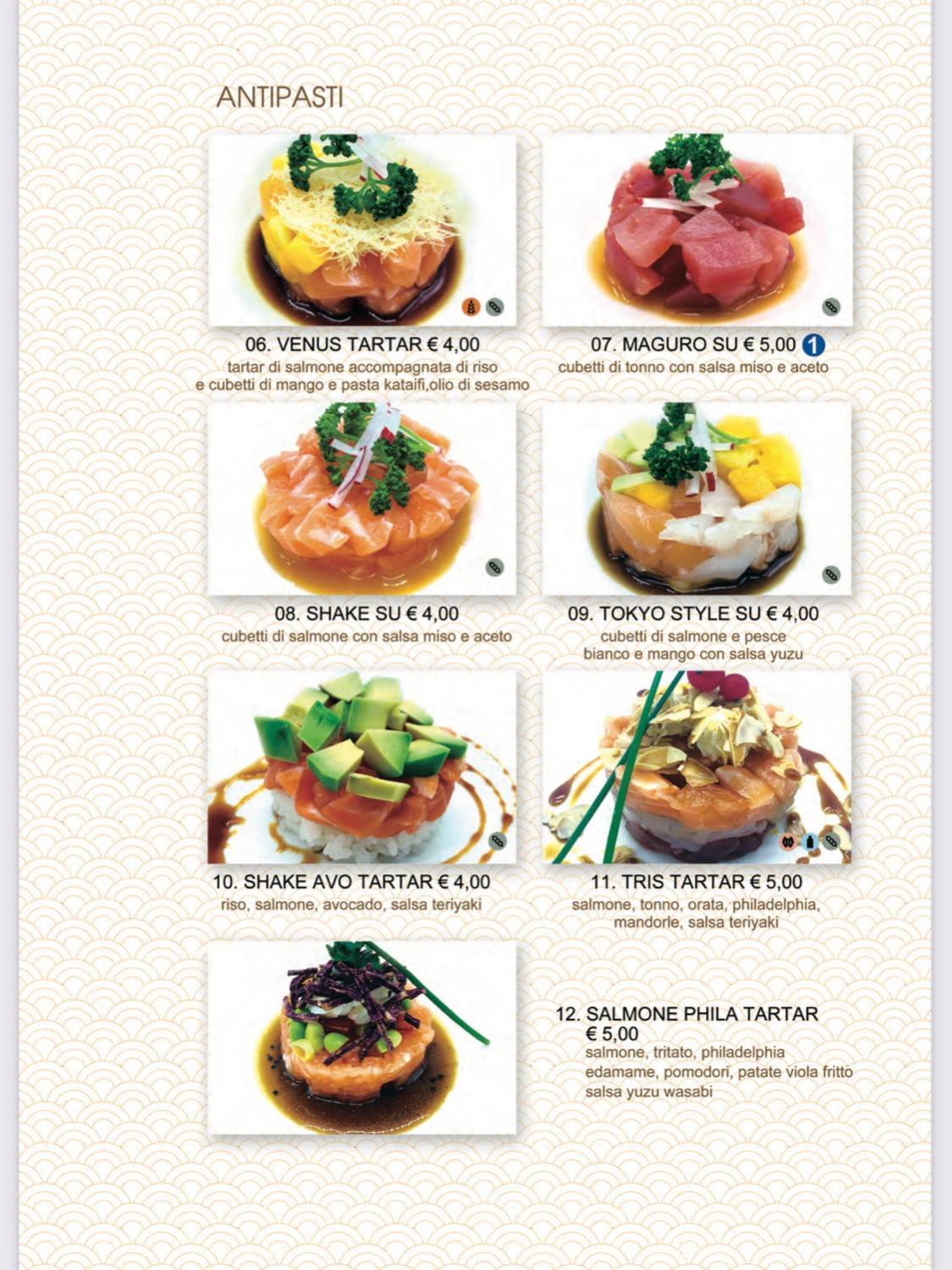 Menu di Tokyo Sushi Restaurant 