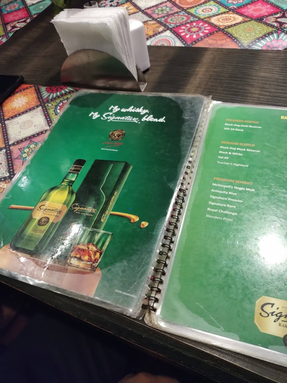 Top Inn Town A/C Restaurant and Bar & Sports Bar menu