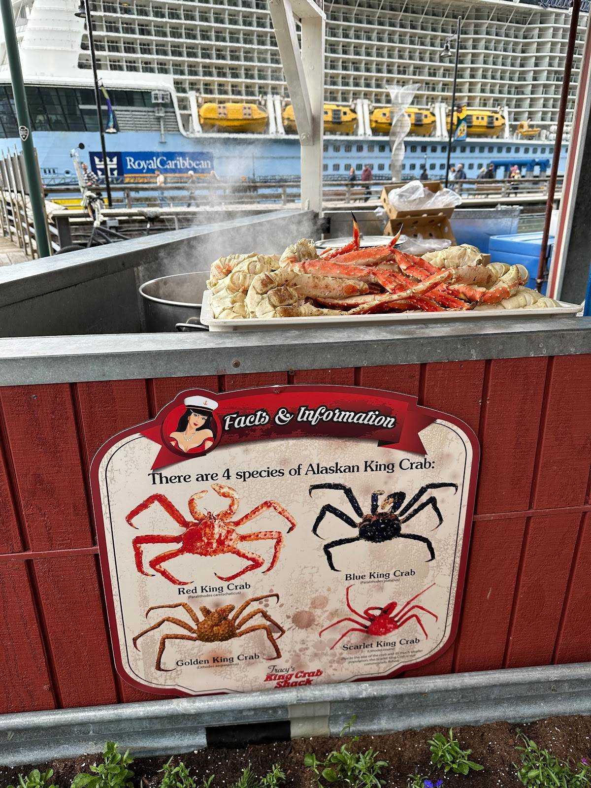 Menu at Tracy’s King Crab Shack restaurant, Juneau, 432 S Franklin St