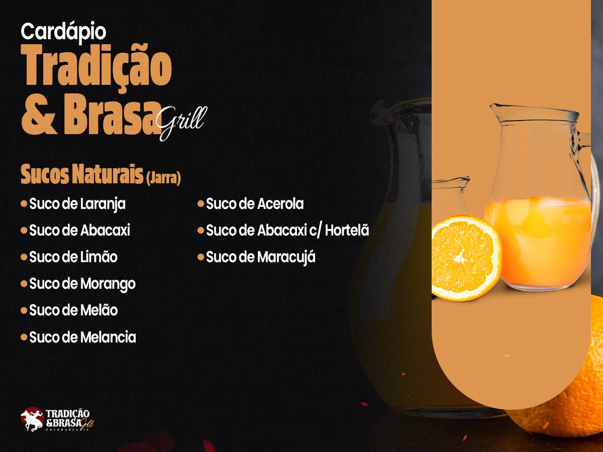 Tradição & Brasa Grill Churrascaria em Indaiatuba cardápio