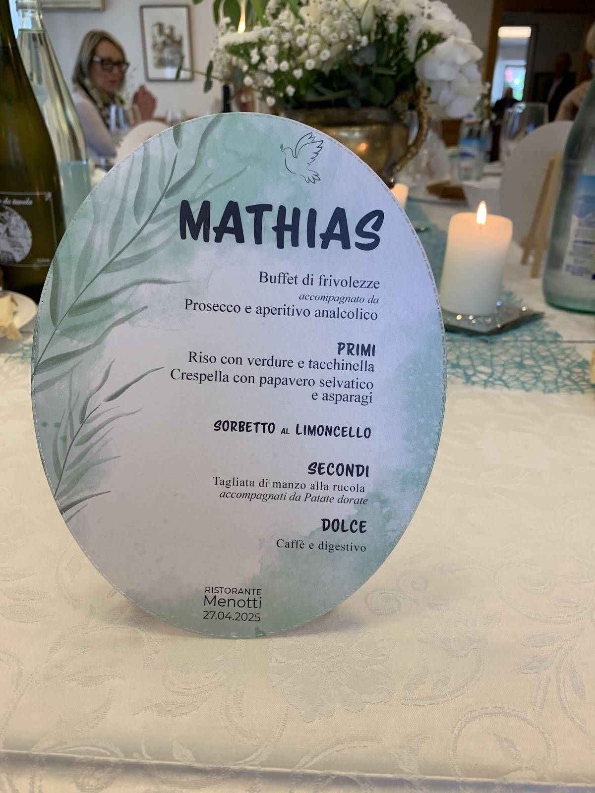 Menu di Trattoria Menotti 
