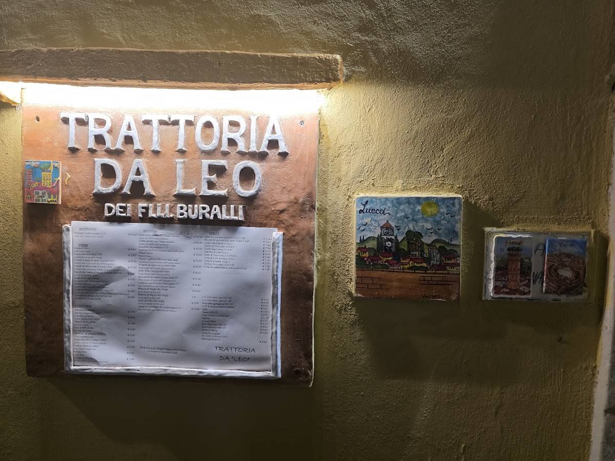 Menu di Trattoria da Leo 