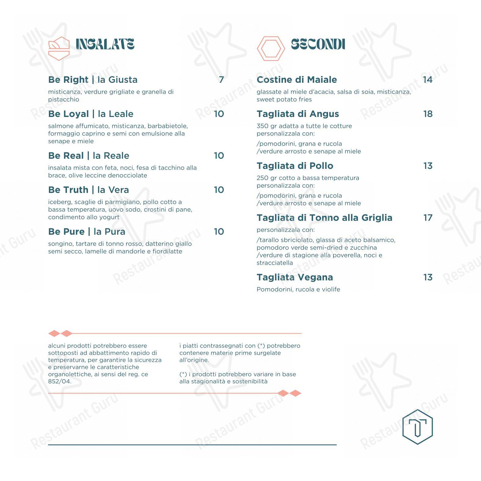Truth - Mixology & Kitchen in Conversano - Menu