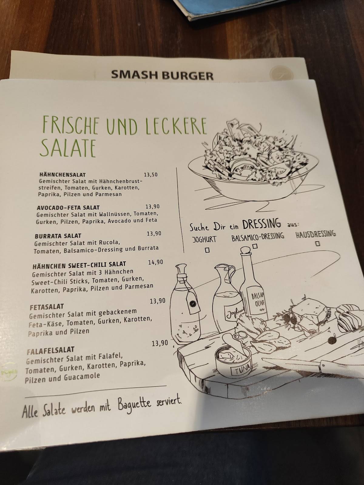 Menu de Türmchen