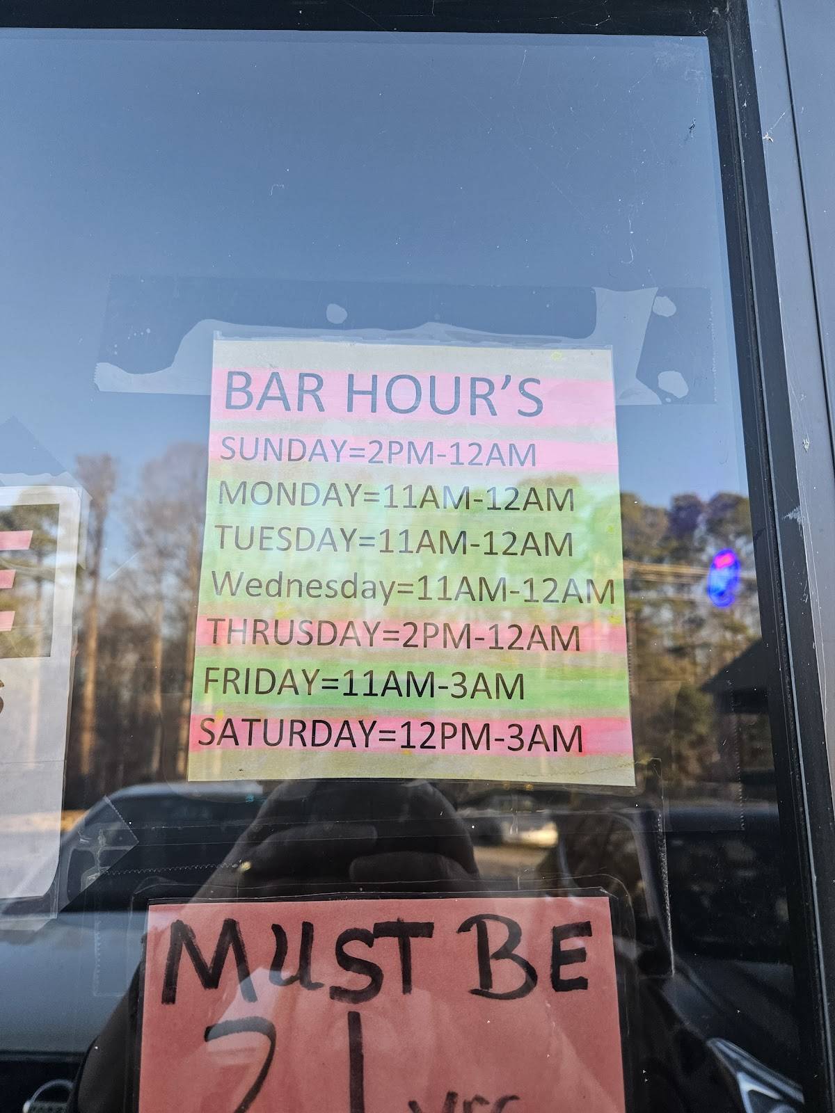 Menu at Turtles Bar & Grill, Smithville