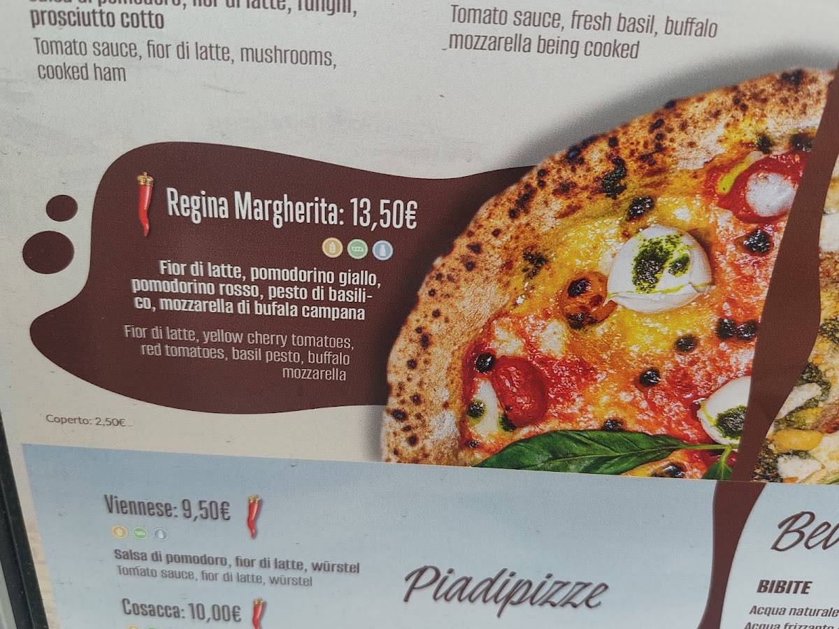 Menu di Unico Ristorante Pizzeria Mestre 