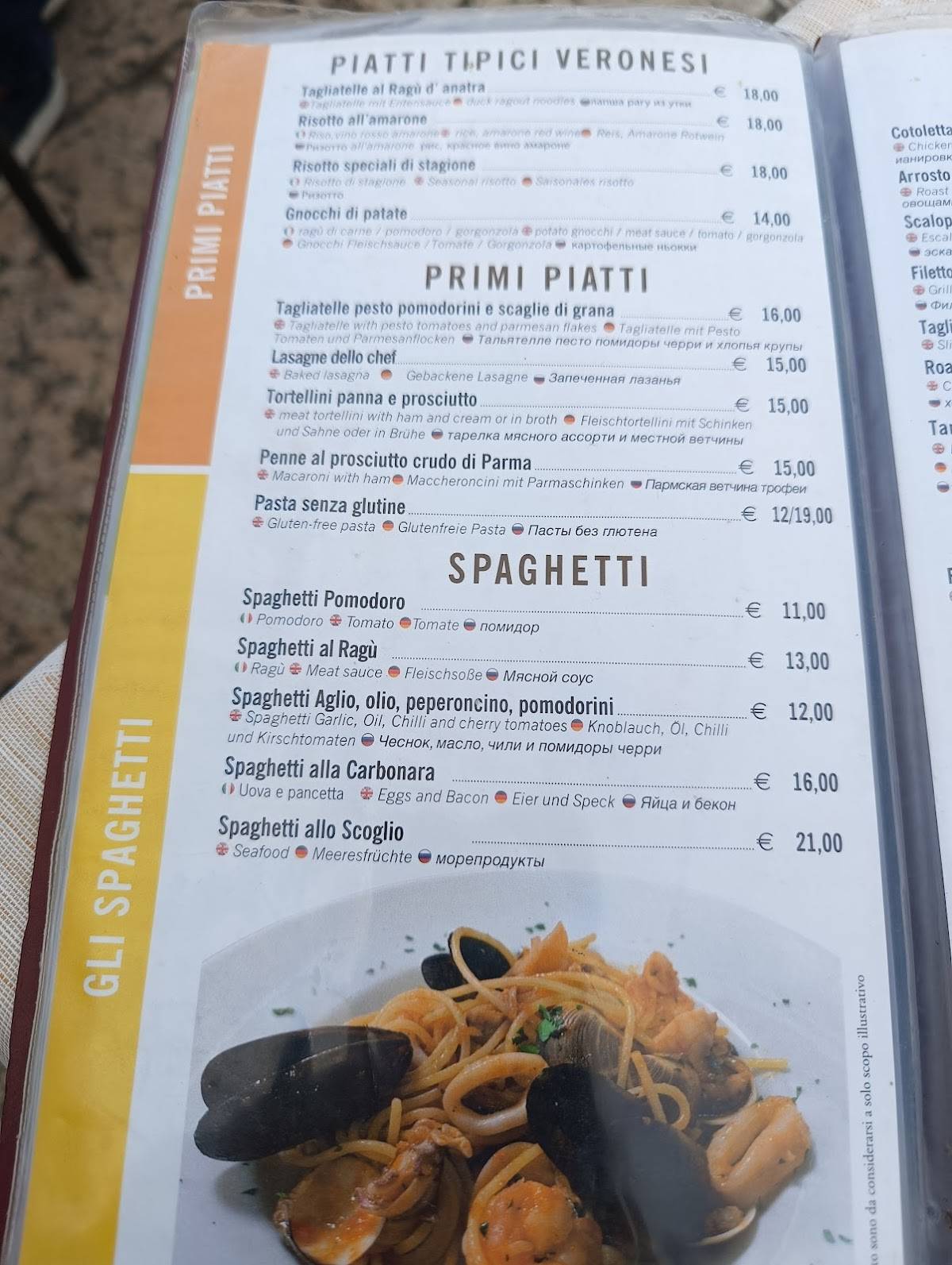 Menu di Liston 12 
