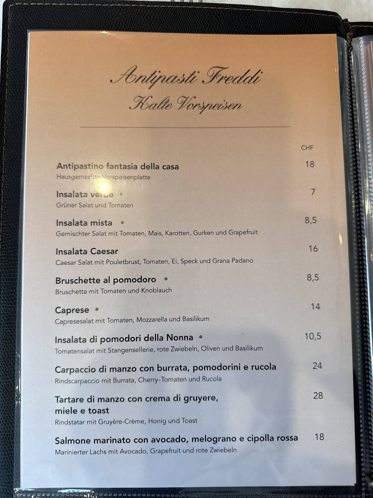 Menu di Viva Ristorante Pizzeria Da Giovanni 