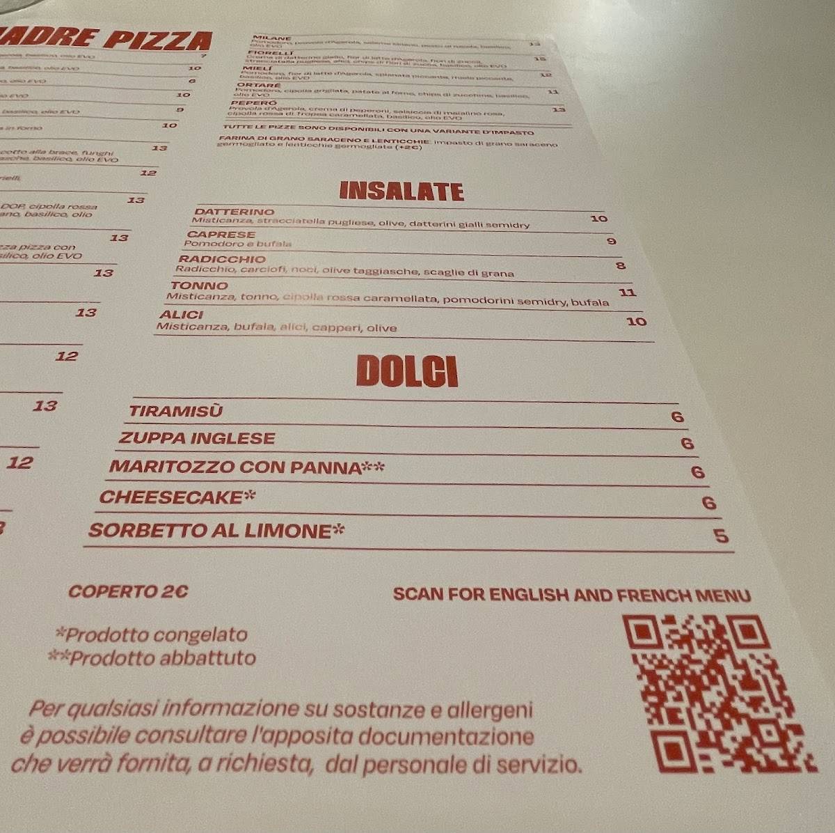 Menu di Wémá - Bogino 
