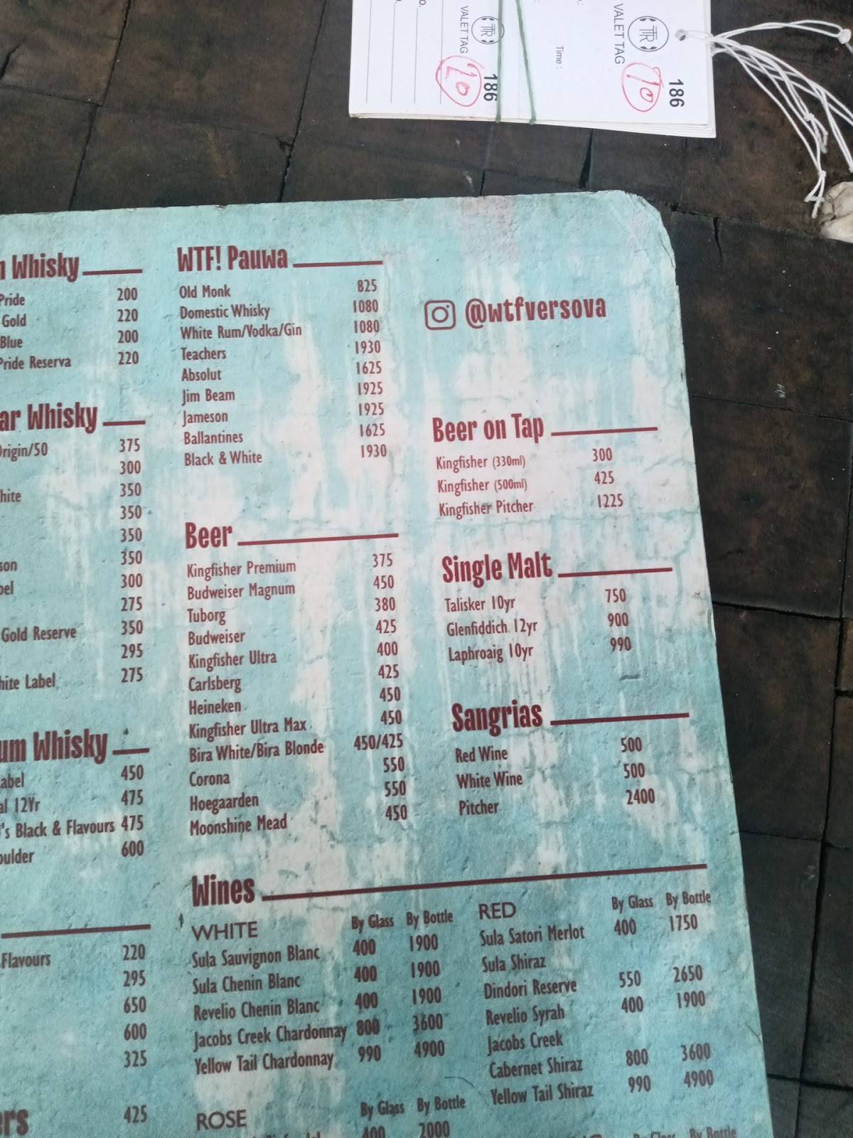 WTF! menu