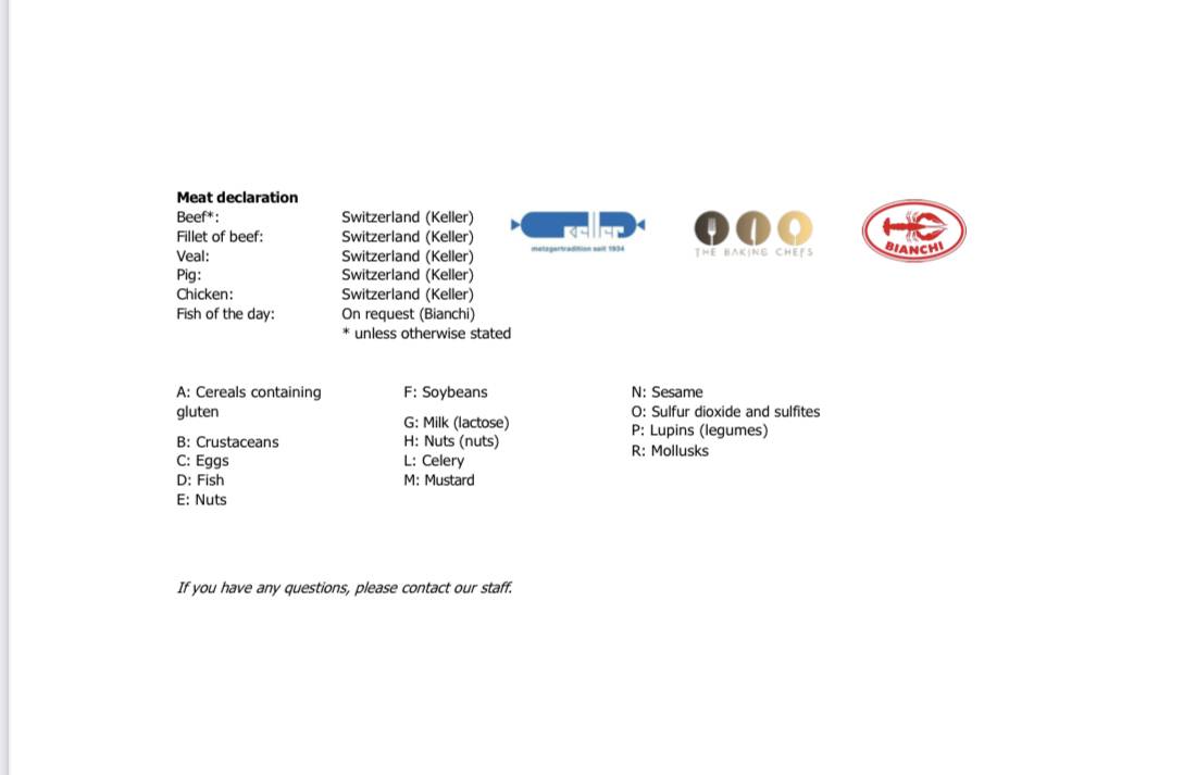 Menu de SIGN eat & drink