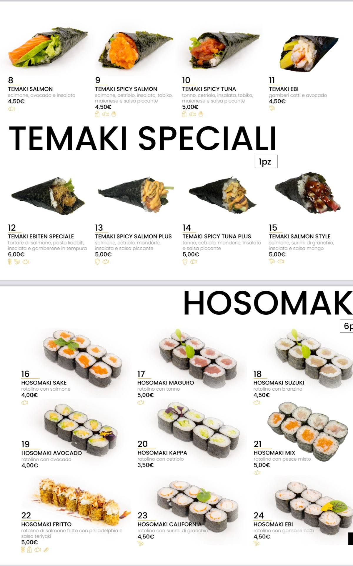 Menu di LH wok ristorante 