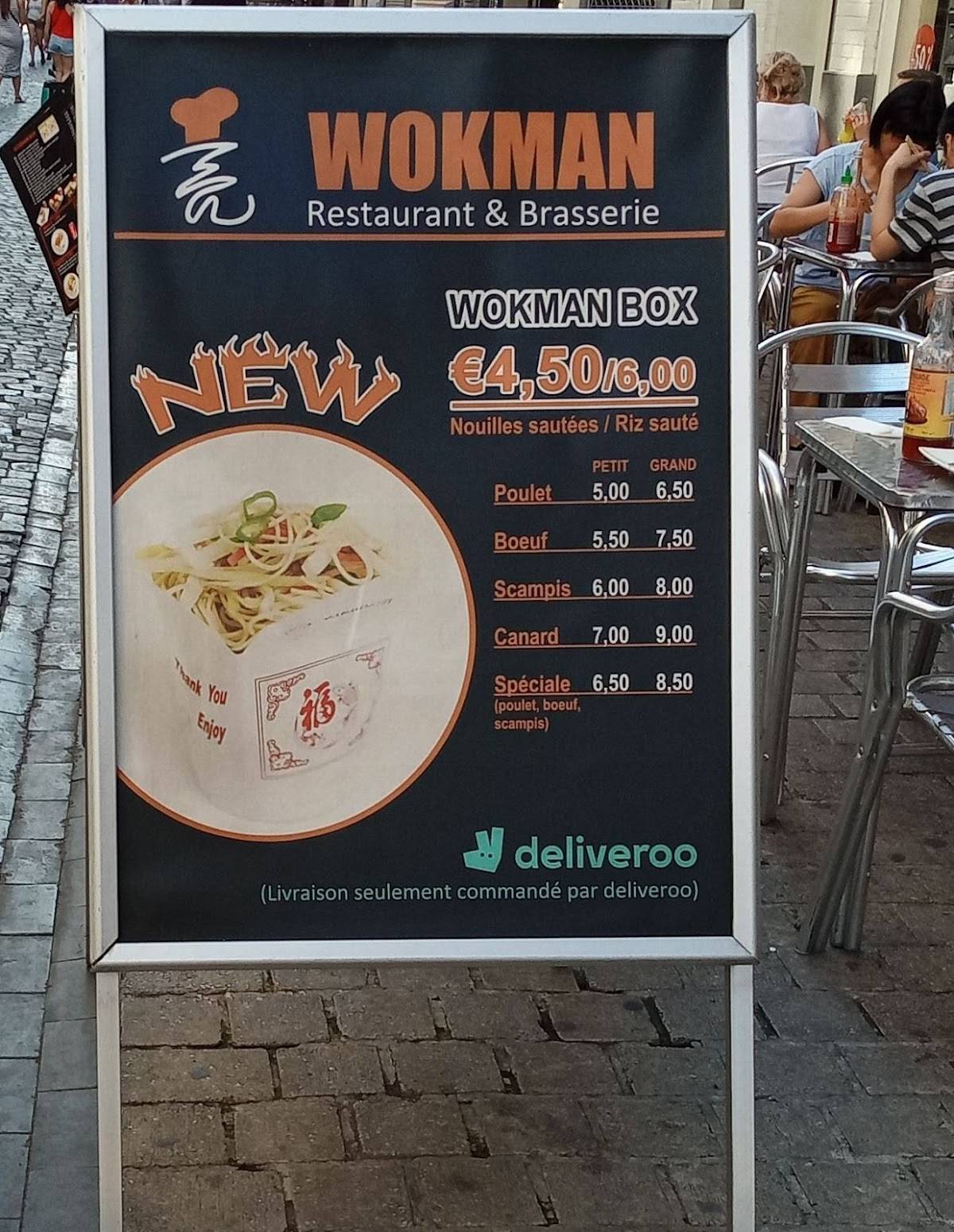 Menu de Wokman