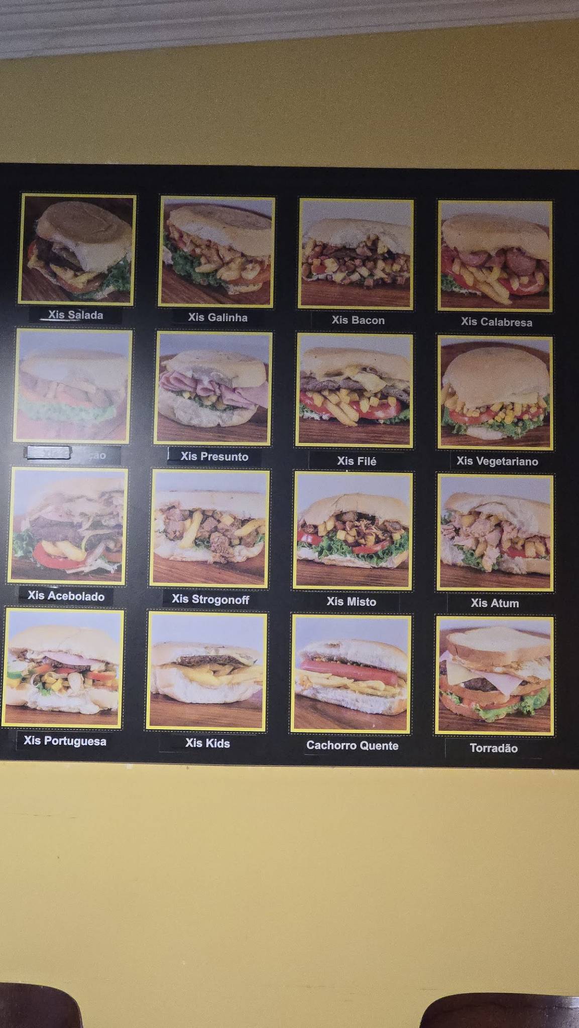 Bruxa´s Burger cardápio