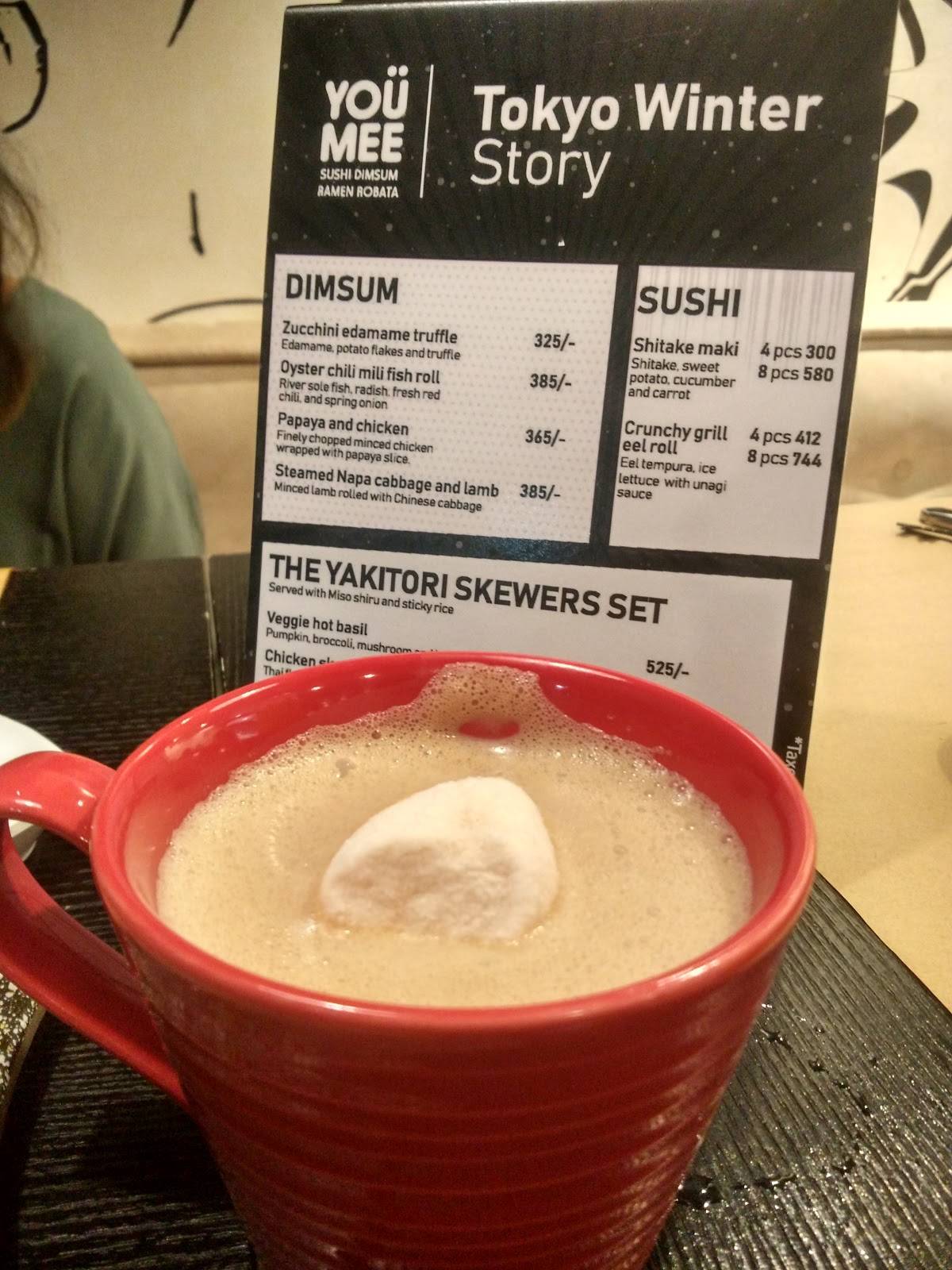 YouMee Greater Kailash 2 (GK2) menu