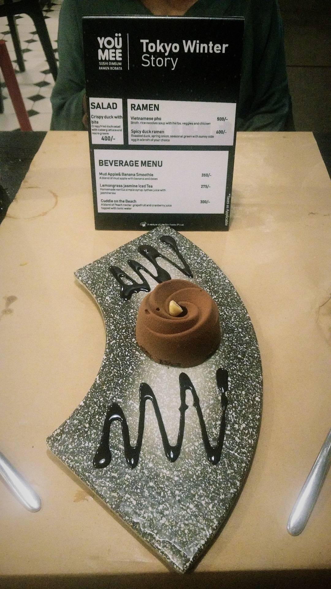 YouMee Greater Kailash 2 (GK2) menu