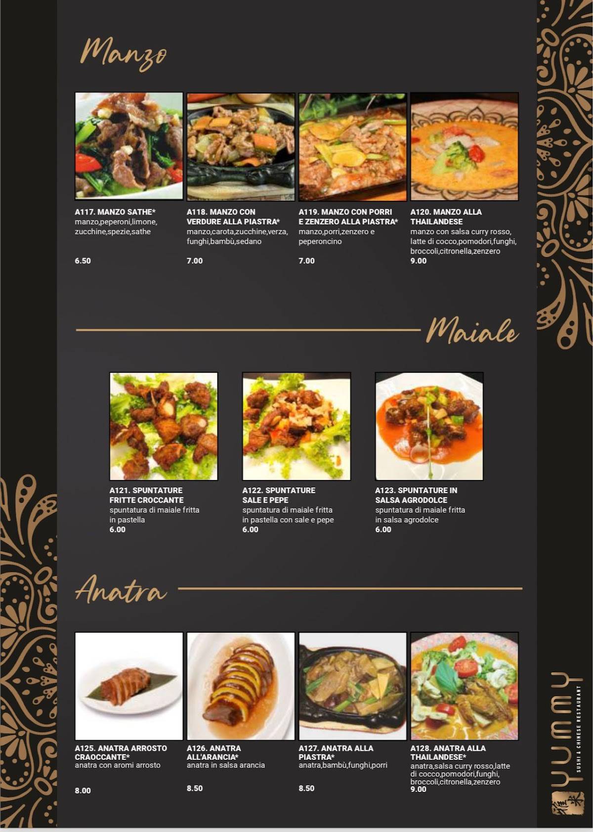 Menu di Yummy Ristorante 