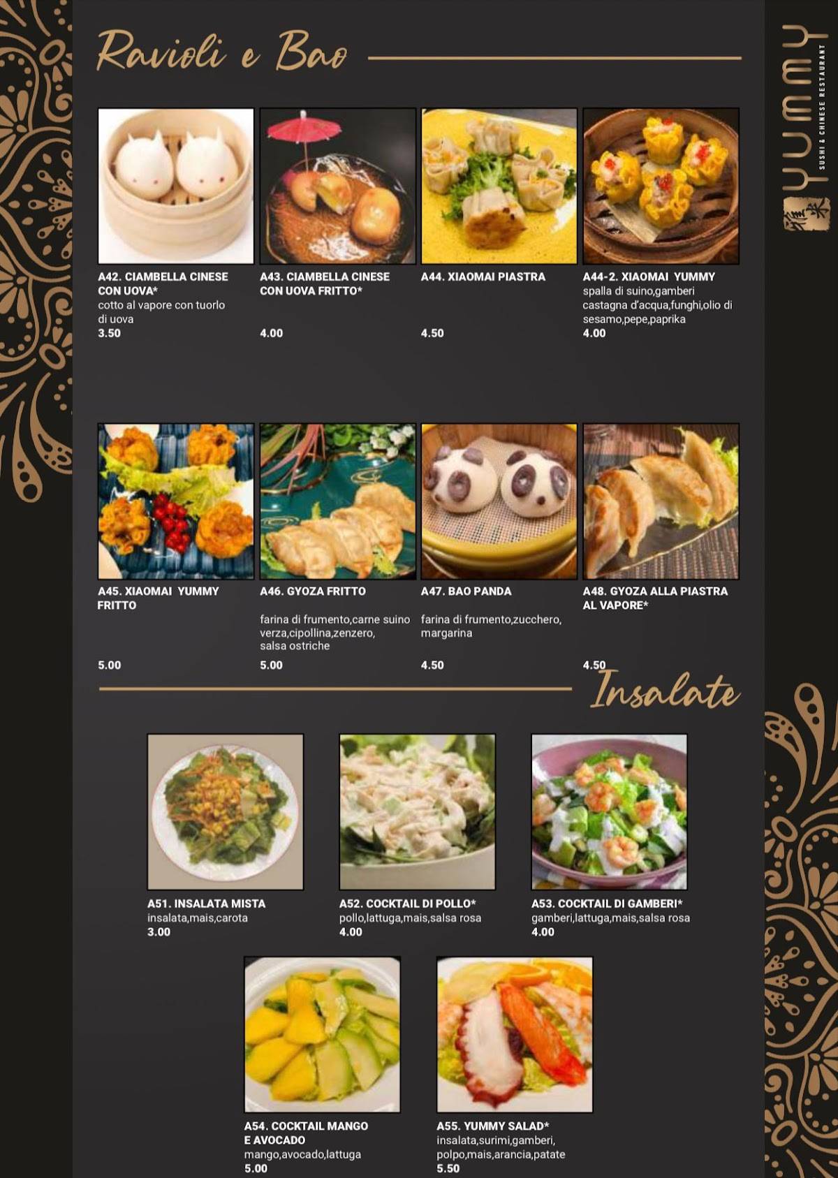 Menu di Yummy Ristorante 